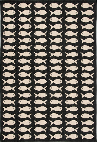 Safavieh Courtyard CY6013-256 Black / Beige Area Rug Main