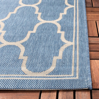 Safavieh Courtyard CY6016-243 Blue / Beige Area Rug Detail