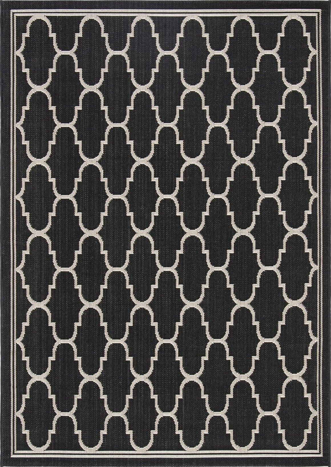 Safavieh Courtyard CY6016-266 Black / Beige Area Rug main image