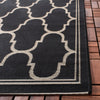 Safavieh Courtyard CY6016-266 Black / Beige Area Rug Detail