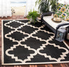 Safavieh Courtyard CY6017-266 Black / Beige Area Rug Room Scene Feature