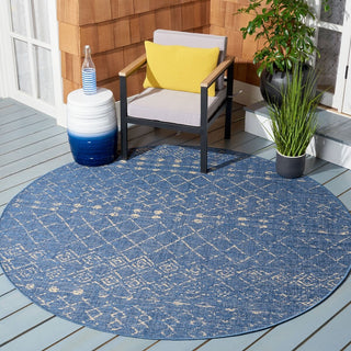 Safavieh Courtyard CY6019-23321 Blue / Ivory Area Rug Room Scene