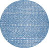 Safavieh Courtyard CY6019-23321 Blue / Ivory Area Rug Round