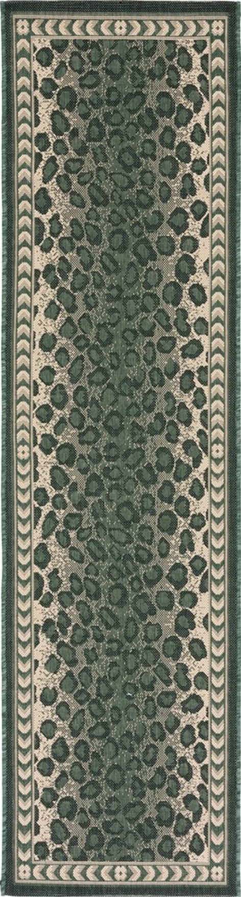 Safavieh Courtyard CY6100-32212 Dark Green / Ivory Area Rug main image