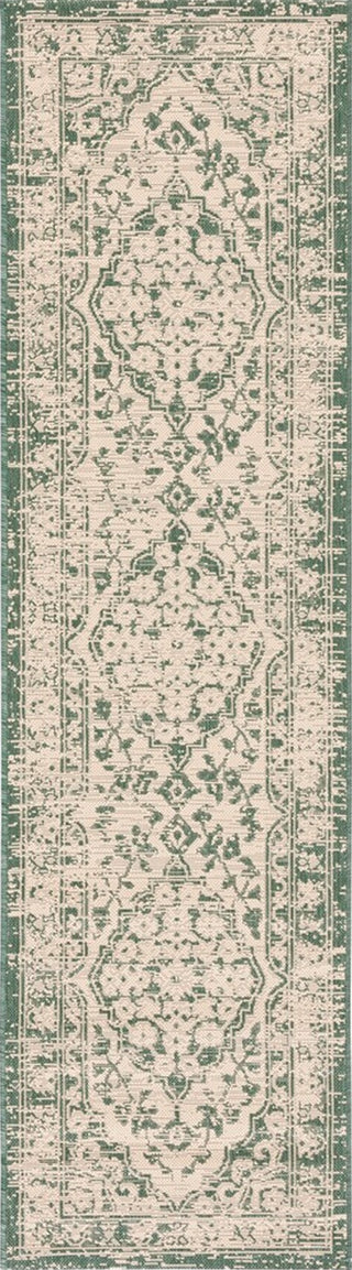 Safavieh Courtyard CY6231-32212 Beige / Dark Green Area Rug Runner