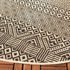 Safavieh Courtyard CY6235-25612 Beige / Black Area Rug Detail