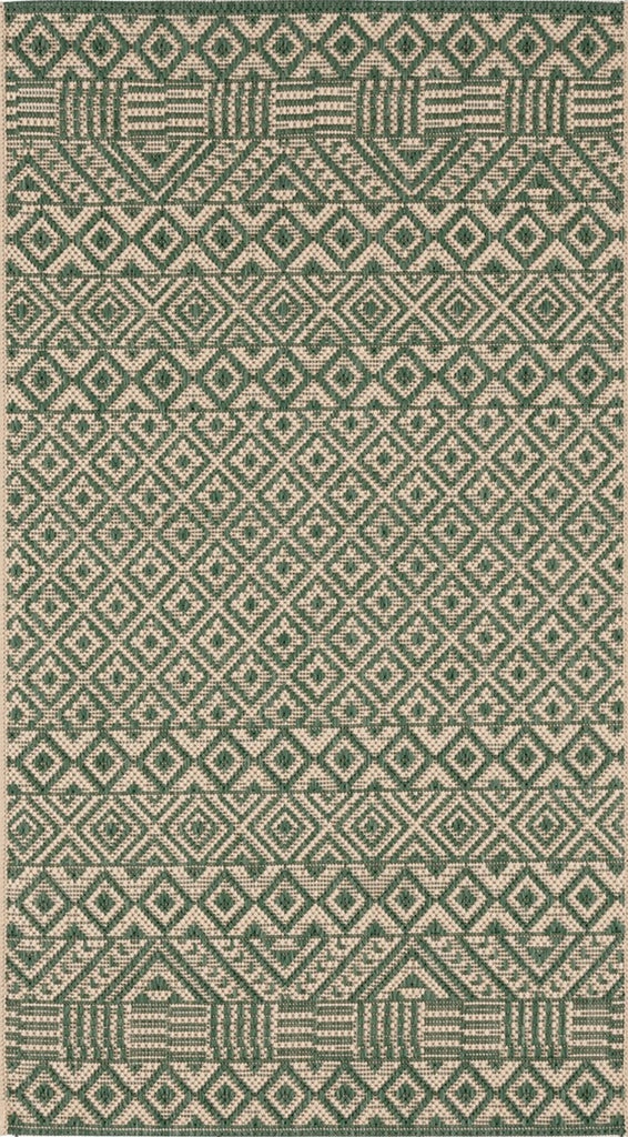 Safavieh Courtyard CY6235-32212 Dark Green / Beige Area Rug main image