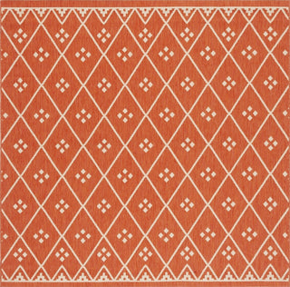 Safavieh Courtyard CY6303-231 Terracotta / Light Beige Area Rug Square