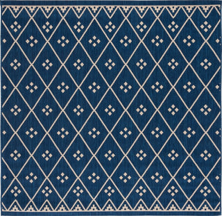 Safavieh Courtyard CY6303-258 Navy / Light Beige Area Rug Square