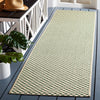 Safavieh Courtyard CY6653-32221 Dark Green / Beige Area Rug Room Scene Feature