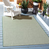 Safavieh Courtyard CY6653-32221 Dark Green / Beige Area Rug Room Scene