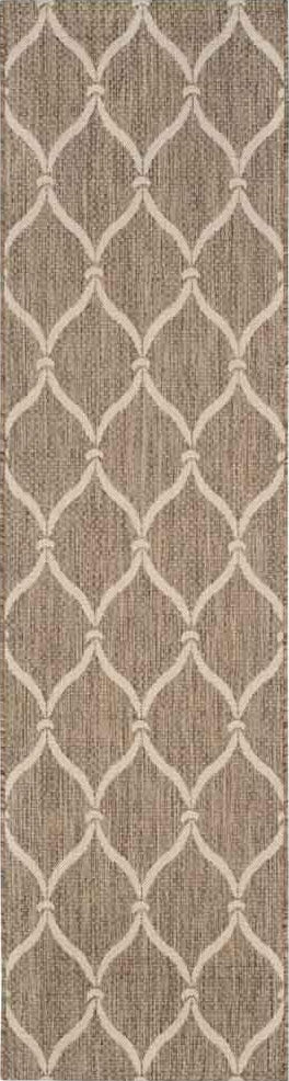 Safavieh Courtyard CY6654-232 Brown / Beige Area Rug Runner