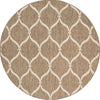 Safavieh Courtyard CY6654-232 Brown / Beige Area Rug Round