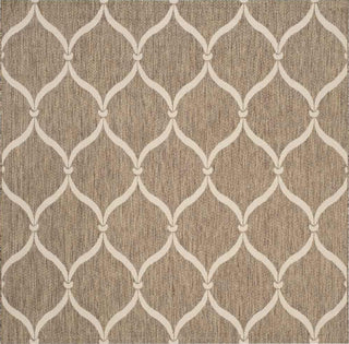 Safavieh Courtyard CY6654-232 Brown / Beige Area Rug Square