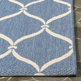 Safavieh Courtyard CY6654-233 Blue / Beige Area Rug Detail