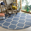 Safavieh Courtyard CY6654-233 Blue / Beige Area Rug Room Scene