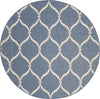 Safavieh Courtyard CY6654-233 Blue / Beige Area Rug Round