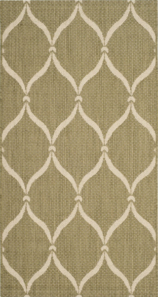 Safavieh Courtyard CY6654-234 Green / Beige Area Rug Main