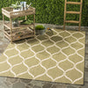 Safavieh Courtyard CY6654-234 Green / Beige Area Rug Room Scene