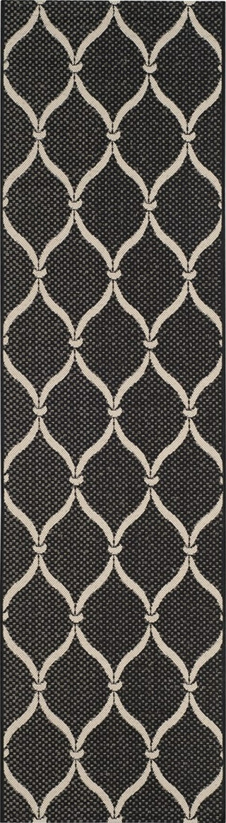 Safavieh Courtyard CY6654-256 Black / Beige Area Rug Runner