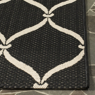 Safavieh Courtyard CY6654-256 Black / Beige Area Rug Detail