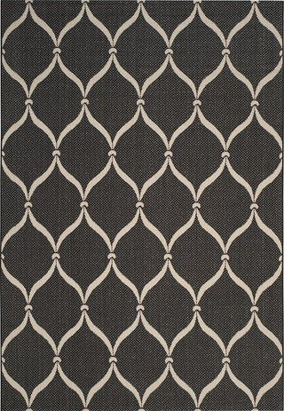 Safavieh Courtyard CY6654-256 Black / Beige Area Rug Main