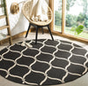 Safavieh Courtyard CY6654-256 Black / Beige Area Rug Room Scene