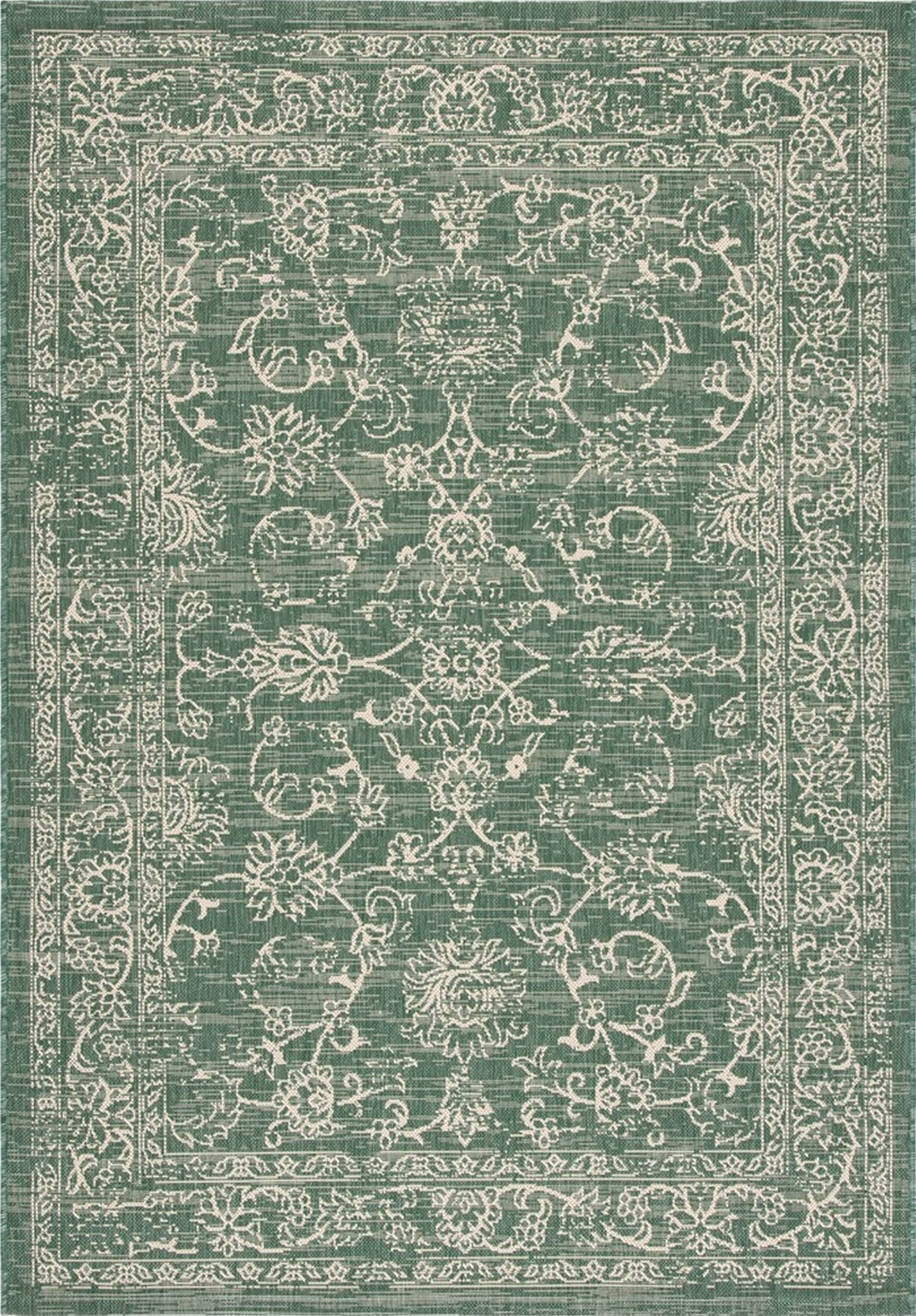 Safavieh Courtyard CY6680-32221 Dark Green / Beige Area Rug main image