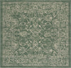 Safavieh Courtyard CY6680-32221 Dark Green / Beige Area Rug Square