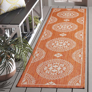 Safavieh Courtyard CY6716-231 Terracotta Area Rug Room Scene Feature