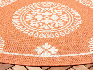 Safavieh Courtyard CY6716-231 Terracotta Area Rug Detail