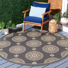 Safavieh Courtyard CY6716-236 Grey Area Rug Room Scene