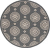 Safavieh Courtyard CY6716-236 Grey Area Rug Round