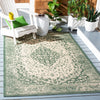 Safavieh Courtyard CY6720-32212 Beige / Dark Green Area Rug Room Scene