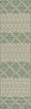 Safavieh Courtyard CY6787-32221 Dark Green / Beige Area Rug Runner