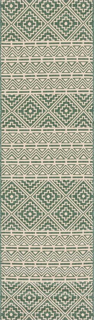 Safavieh Courtyard CY6787-32221 Dark Green / Beige Area Rug Runner