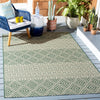 Safavieh Courtyard CY6787-32221 Dark Green / Beige Area Rug Room Scene