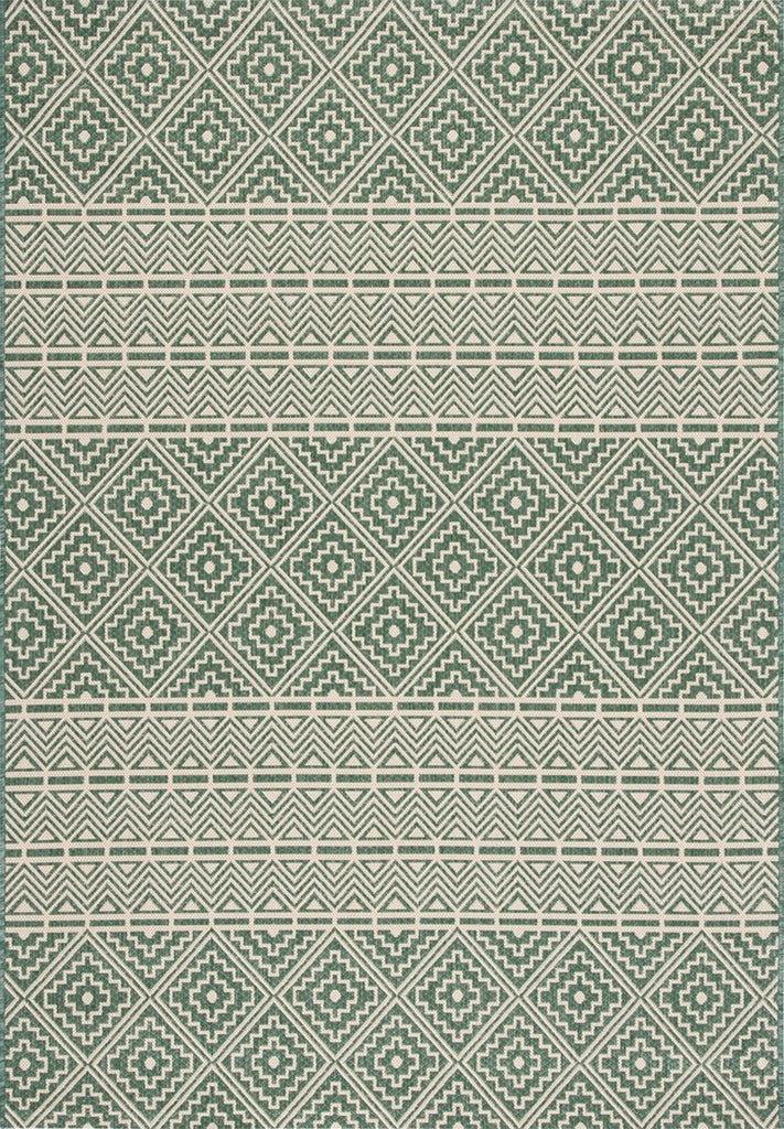 Safavieh Courtyard CY6787-32221 Dark Green / Beige Area Rug main image