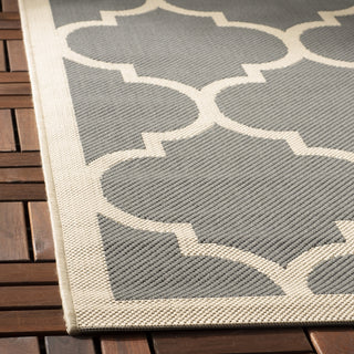 Safavieh Courtyard CY6914-246 Anthracite / Beige Area Rug Detail