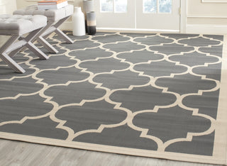 Safavieh Courtyard CY6914-246 Anthracite / Beige Area Rug Room Scene