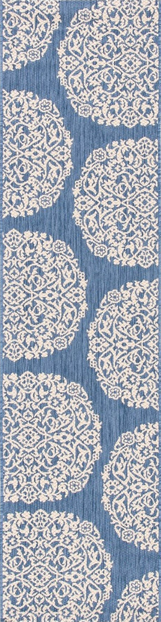 Safavieh Courtyard CY6962-23321 Blue / Ivory Area Rug 