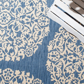 Safavieh Courtyard CY6962-23321 Blue / Ivory Area Rug Detail