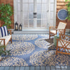 Safavieh Courtyard CY6962-23321 Blue / Ivory Area Rug Room Scene