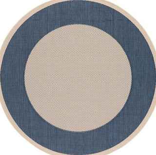 Safavieh Courtyard CY7987-25812 Beige / Navy Area Rug Round