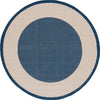 Safavieh Courtyard CY7987-25821 Navy / Beige Area Rug Round