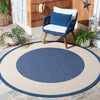 Safavieh Courtyard CY7987-25821 Navy / Beige Area Rug Room Scene