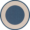 Safavieh Courtyard CY7987-25821 Navy / Beige Area Rug Round