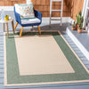 Safavieh Courtyard CY7987-32212 Beige / Dark Green Area Rug Room Scene Feature