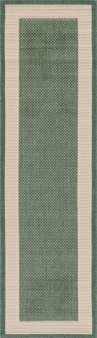 Safavieh Courtyard CY7987-32221 Dark Green / Beige Area Rug Runner