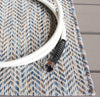 Safavieh Courtyard CY8022-59221 Ivory Blue / Beige Area Rug Detail